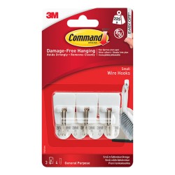 Command Wire Hooks Small 3 Pack